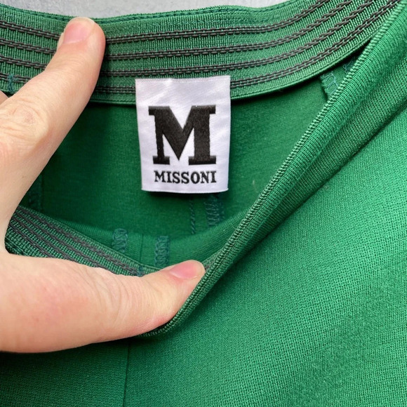 Missoni Green stretch Legging Pants,  size 40 (6/8) - Picture 9 of 11